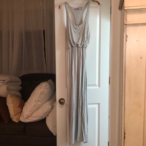 grey cotton maxi dress